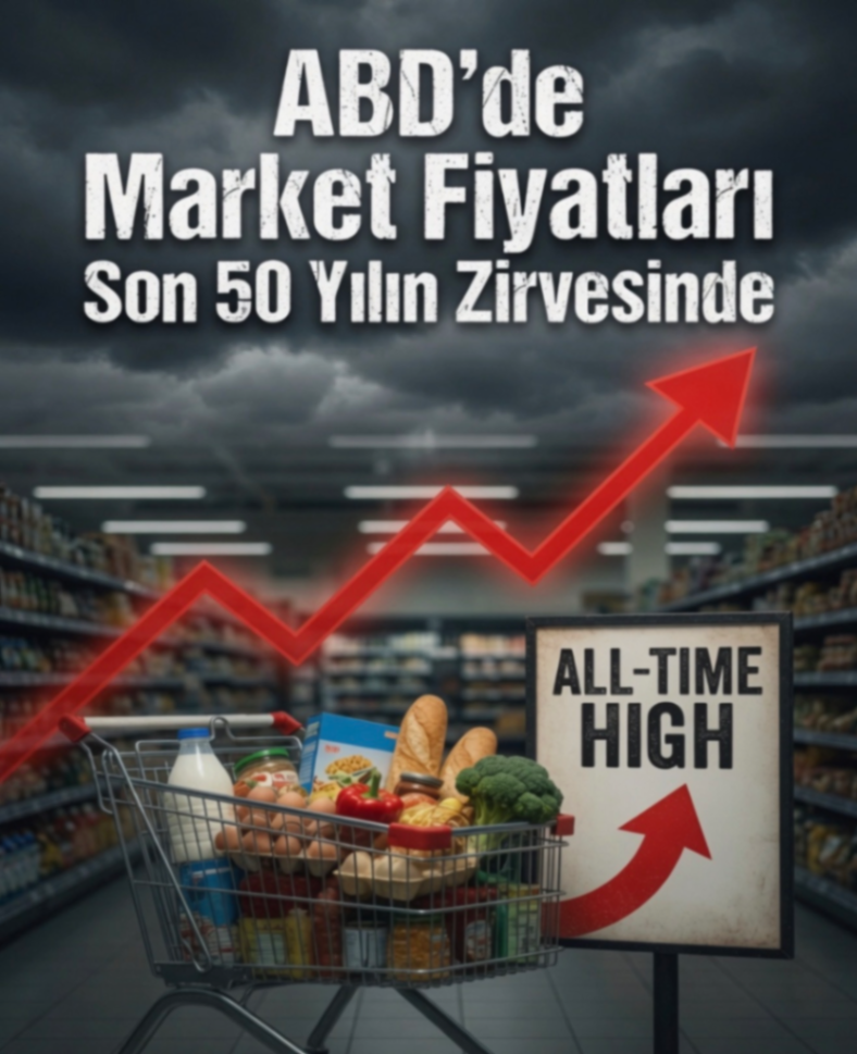 ABD'de Market Fiyatları Son 50 Yılın Zirvesinde