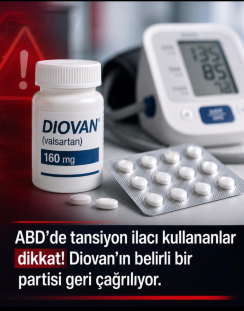 ABD'de tansiyon ilacı kullananlar dikkat!