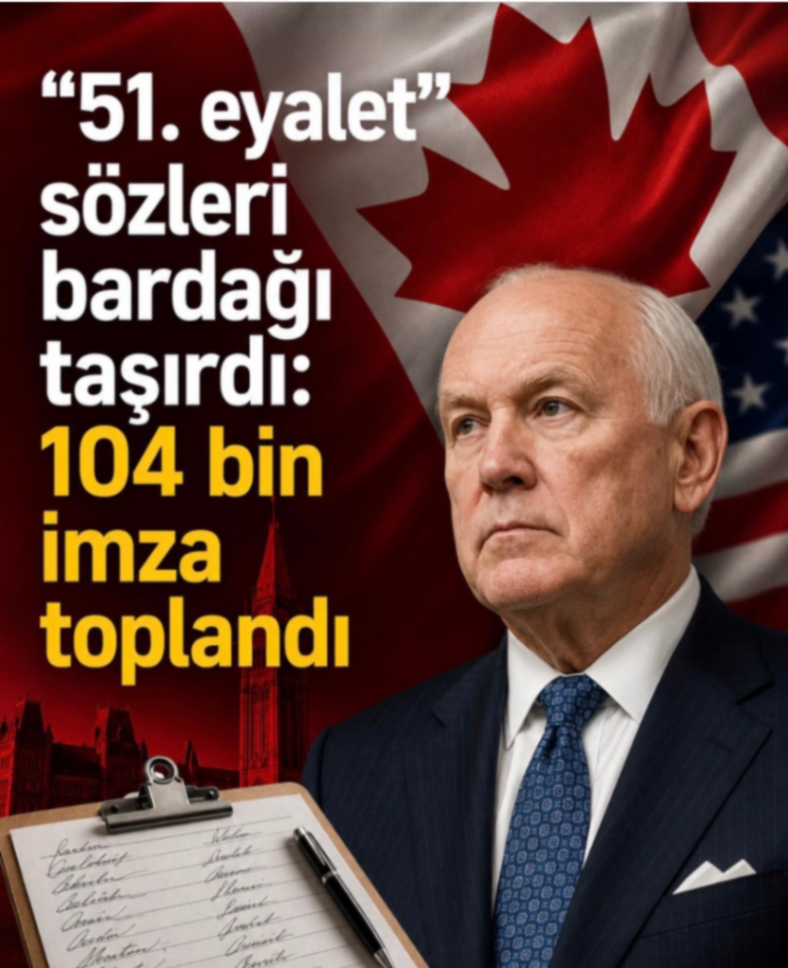 "51. eyalet" sözleri bardağı taşırdı: 104 bin imza toplandı