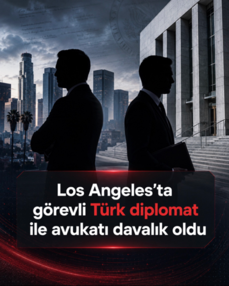 Los Angeles’ta görevli Türk diplomat ile avukatı davalık oldu