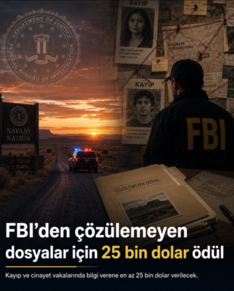 FBI'den çözülemeyen dosyalar için 25 bin dolar ödül