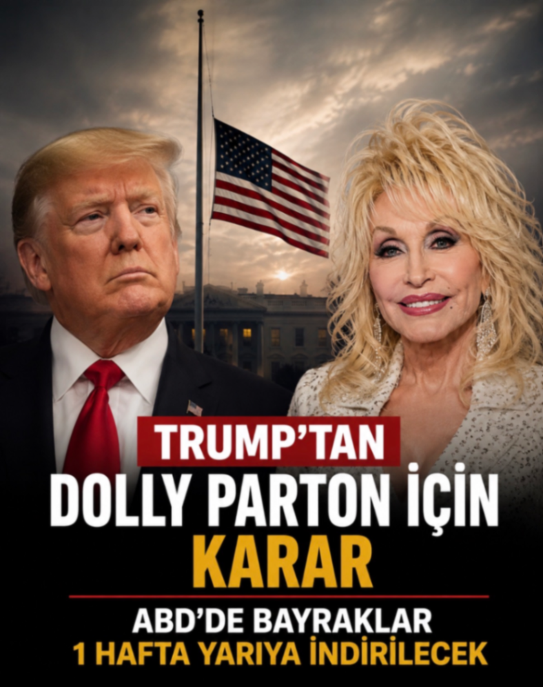 ABD’DE BAYRAKLAR DOLLY PARTON İÇİN YARIYA İNİYOR