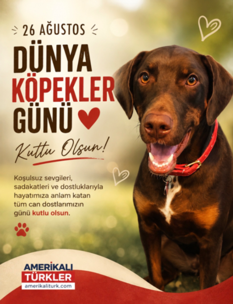 26 AĞUSTOS DÜNYA KÖPEKLER GÜNÜ Kuttu Olsun!