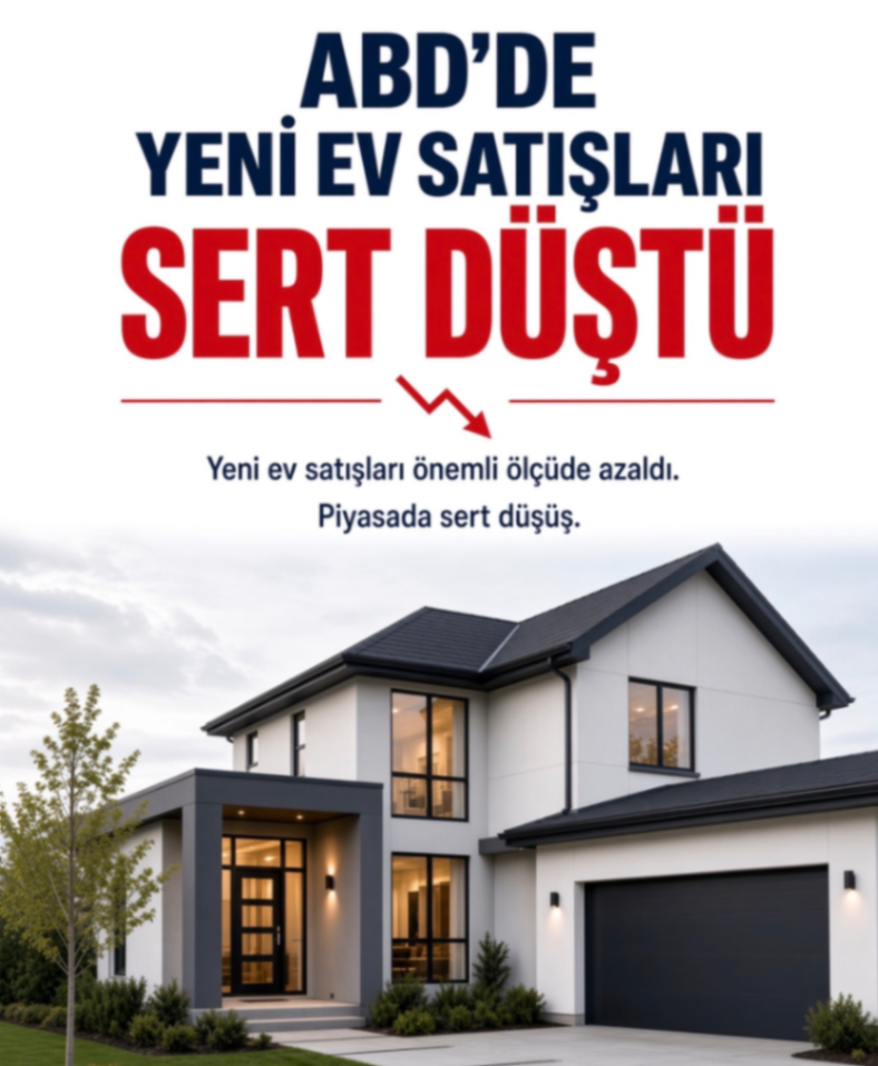 ABD'DE YENI EV SATIŞLARI SERT DÜŞTU