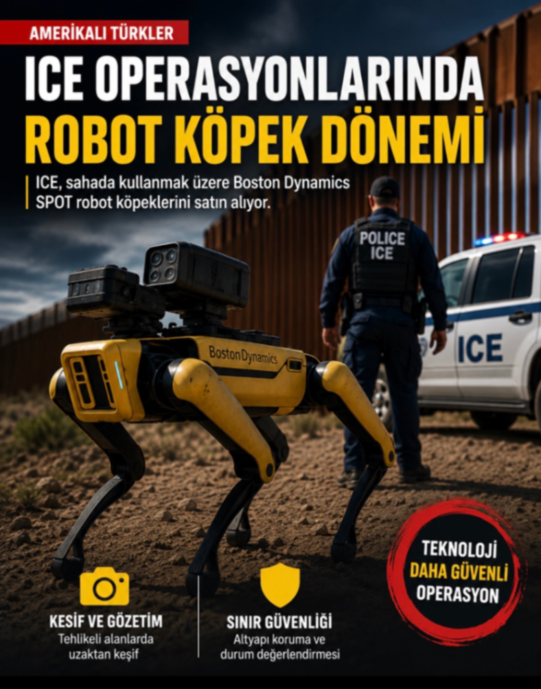 ICE OPERASYONLARINDA ROBOT KÖPEK DÖNEMİ