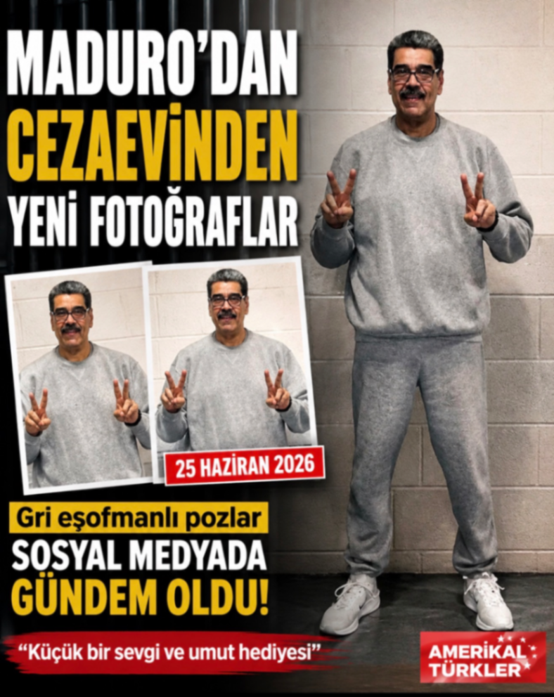 MADURO'DAN CEZAEVINDEN YENİ FOTOĞRAFLAR
