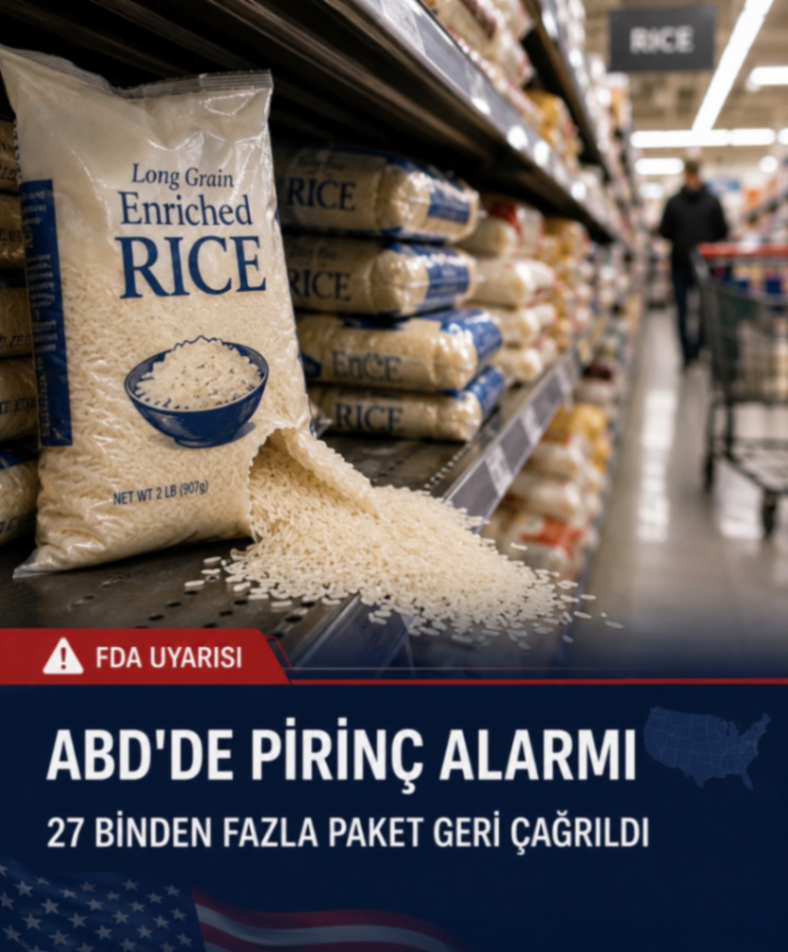 ABD'DE PİRİNÇ ALARMI