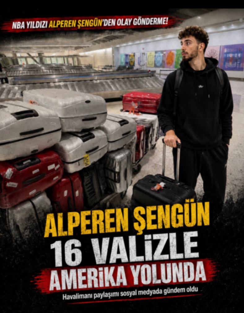 ALPEREN ŞENGÜN 16 VALiZLE AMERIKA YOLUNDA