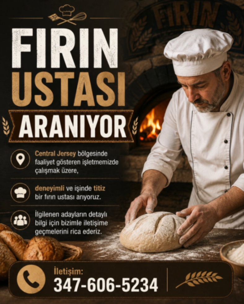 FIRIN USTASI ARANIYOR